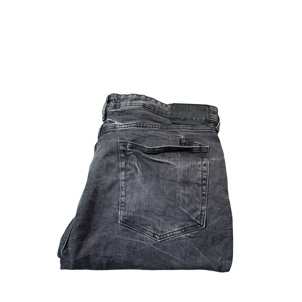 PRPS Black Wash Stretch Denim Windsor Tapered Skinny Jeans Size 42X34
